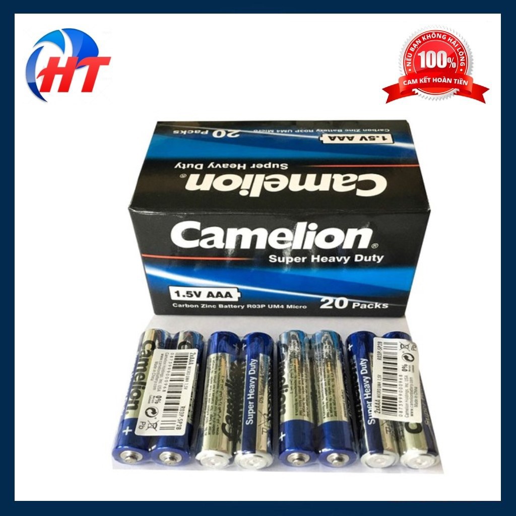 Hộp 40 Viên Pin Tiểu AAA  Camelion Super Heavy Duty Battery 1.5V