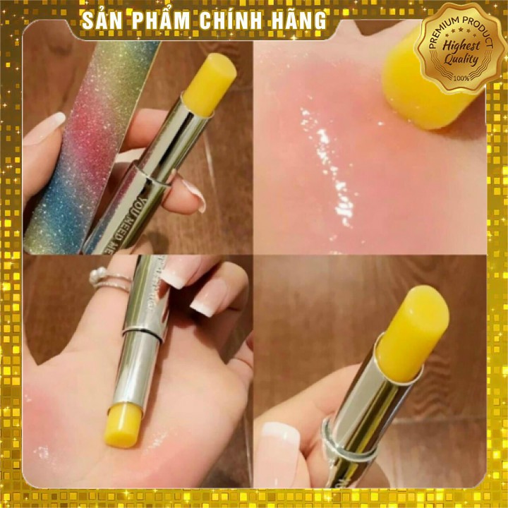 Son Dưỡng Môi Đổi Màu YNM Rainbow Honey Lip Balm 3.5g [Hết Môi Thâm 100%-Hàng Auth]