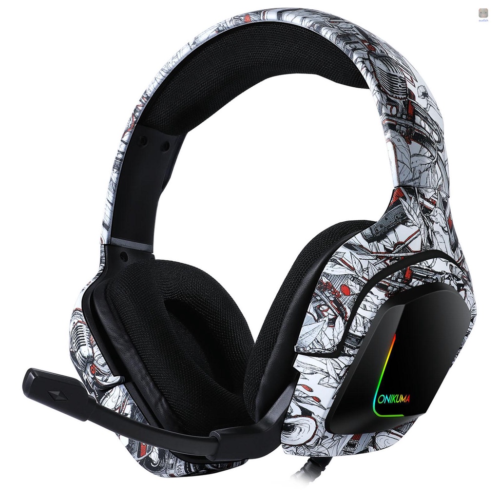 (Giao Hàng Nhanh) Tai Nghe Chụp Tai ONIKUMA K20 3.5mm Âm Thanh Vòm Có Mic Điều Chỉnh Âm Lượng Cho PC Laptop PS4 Điện Thoại Thông Minh