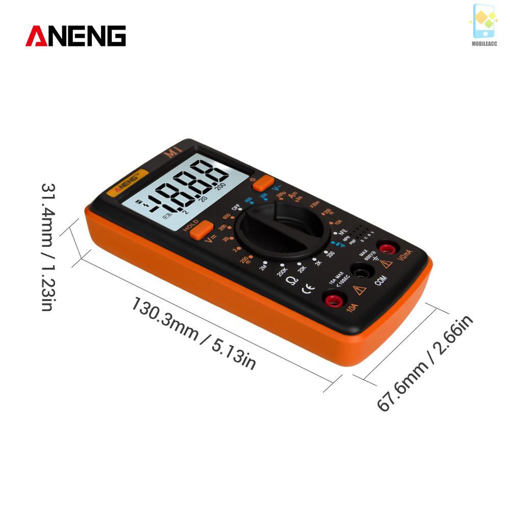 Vạn năng kế HABOTEST ANENG M1 cầm tay có màn hình hiển thị LCD độ chính xác cao