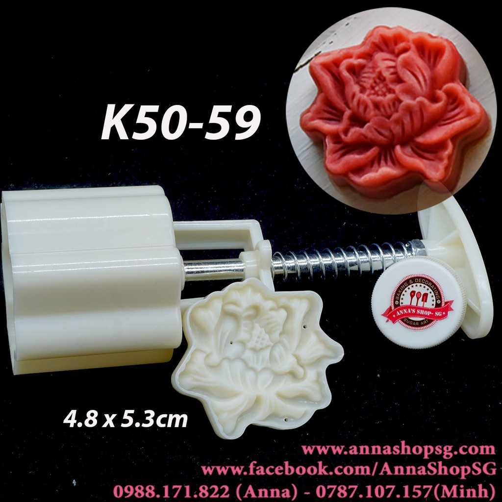 KHUÔN HOA MẪU ĐƠN 50g K50-59