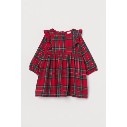 Váy H&M đỏ bé gái