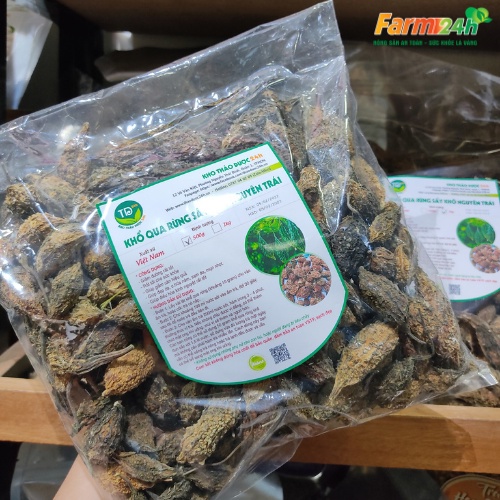 Khổ qua rừng (mướp đắng rừng) nguyên trái, nguyên quả, hỗ trợ người tiểu đường, bệnh gút, giảm mỡ máu [250 gr - 500 gr]