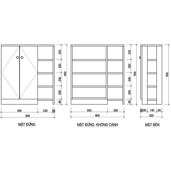 Tủ giày dép gỗ thông minh OHAHA 024