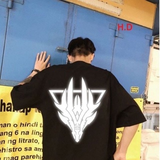 Áo thun big size tay lỡ unisex form rộng in dragon