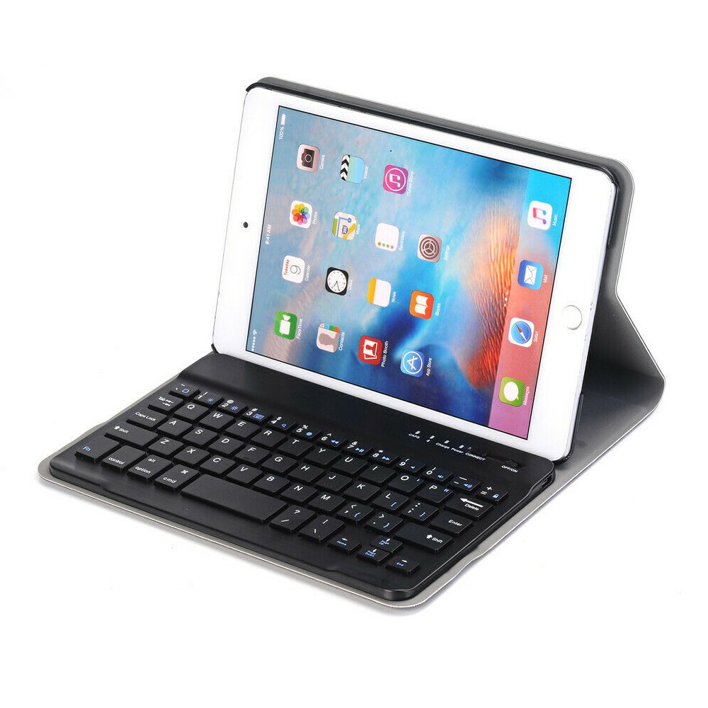 Bao da máy tính bảng kiêm bàn phím Bluetooth không dây thời trang cho Apple iPad Mini 4/5