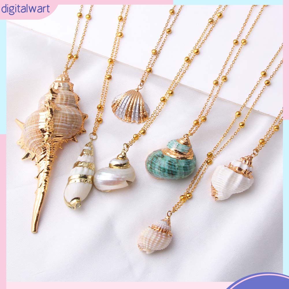 Vòng cổ Mặt Vỏ Sò Phong Cách Bohemian Cho Nữ