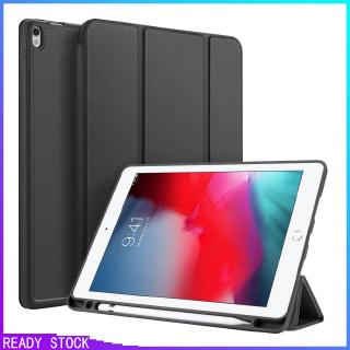 Pgdux ducis for ipad air 3 2019 / ipad pro 10.5 pu leather+tpu bottom shell 3 folding protective case