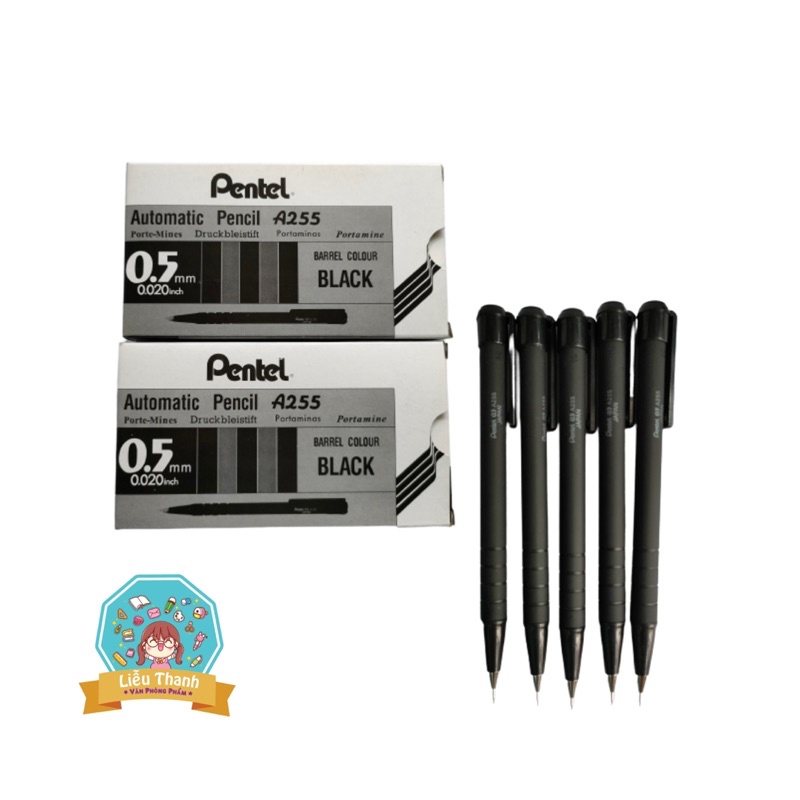 Bút chì kim Pentel A255 0.5mm xịn xò - thiết kế, văn phòng