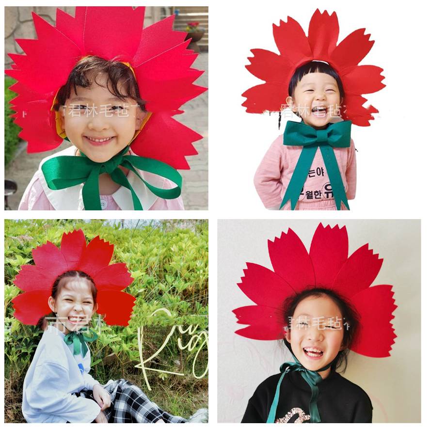 Băng đô hình hoa hướng dương phong cách Hàn Quốc đáng yêu cho bé gái