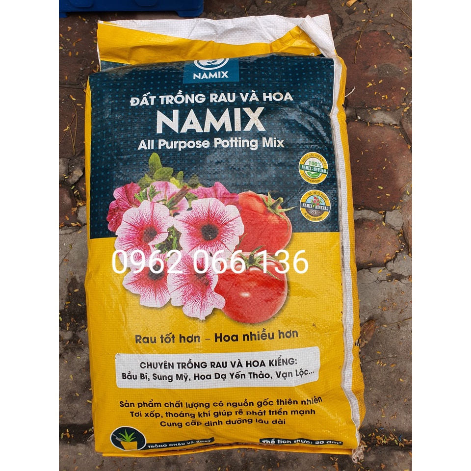 Đất sạch trộn sẵn trồng cây cao cấp Potting mix bao to