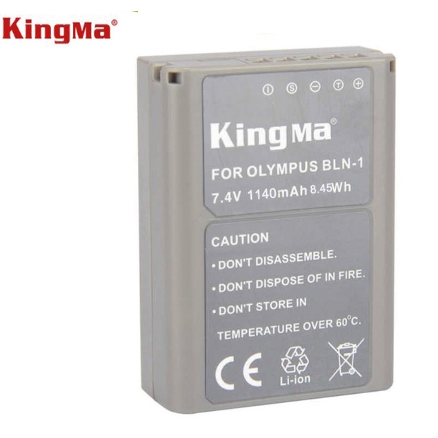 Combo pin sạc máy ảnh Kingma cho Olympus BLN-1