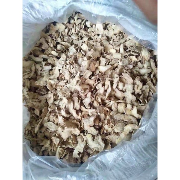 Gừng khô thái lát 1 kg khô hàng đẹp mẩy