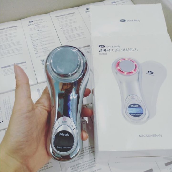 Máy điện di Ion cầm tay Galvanic Ion Skin Massage MTC Skin&Body