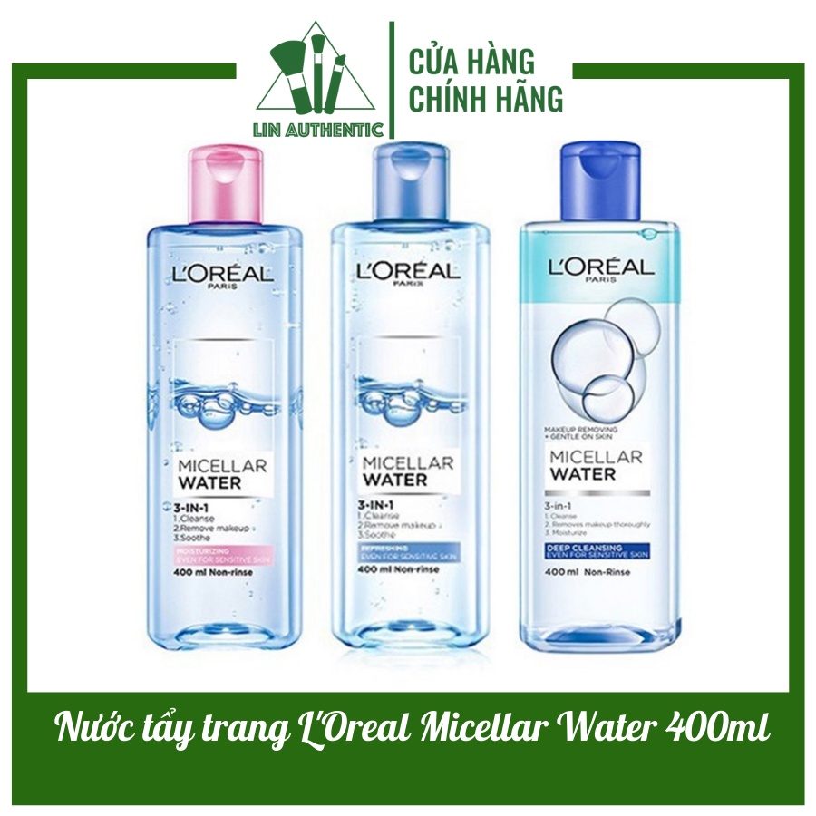 Nước tẩy trang L'Oreal Micellar Water 400ml