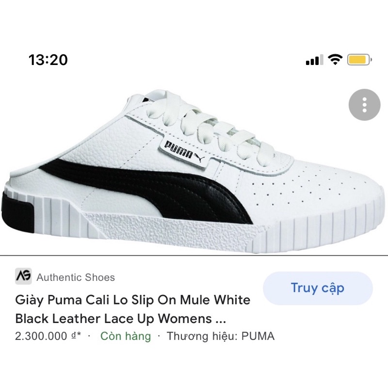 PASS- THANH LÝ SỤC PU.MA AUTHENTIC SIZE 37