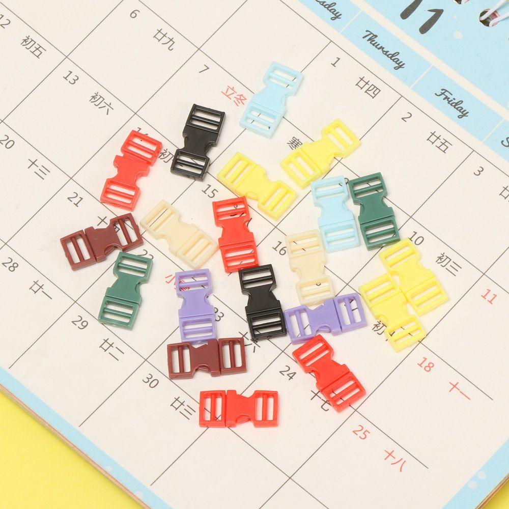 BEBETTERM Set 10 / 20 Nút Nhựa Mini Tự Làm Vòng Tay / Ba Lô Tiện Dụng