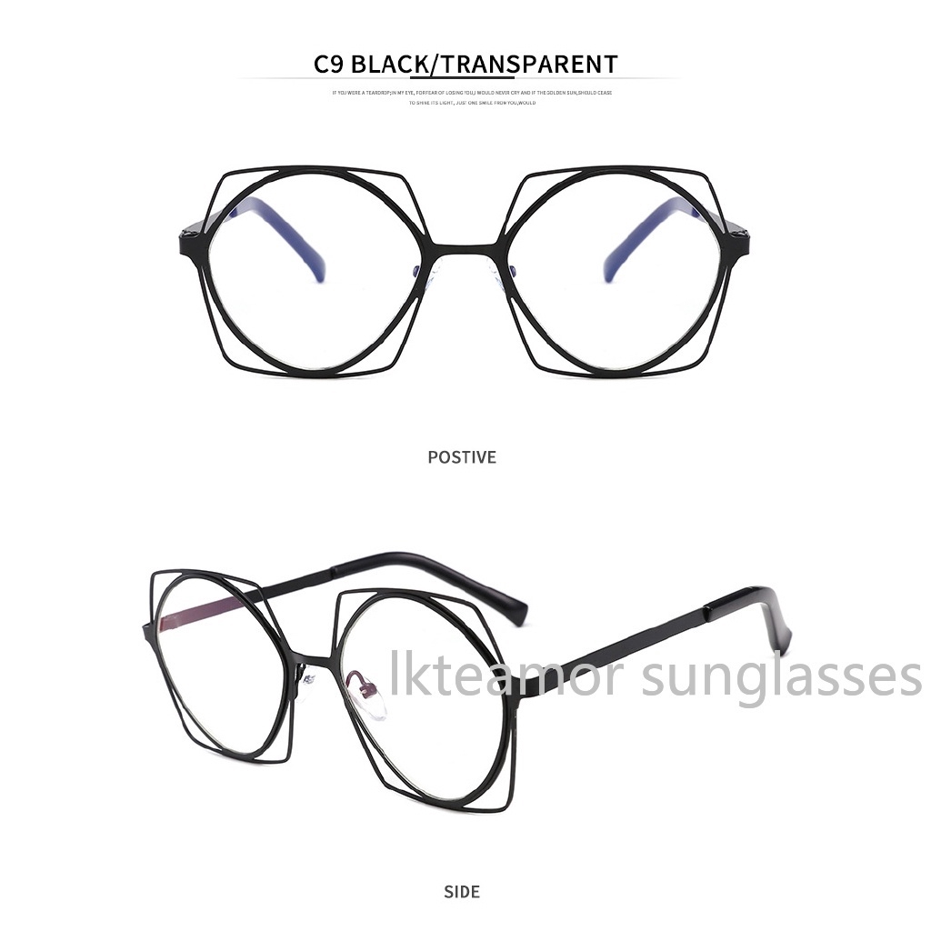 Kính mát gọng kim loại thiết kế cổ điển cho nam và nữ