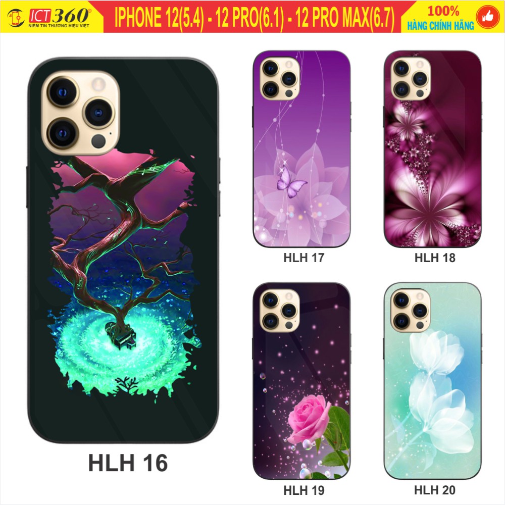 Ốp Lưng Kính IPhone 12 Mini( 5.4), 12 Pro ( 6.1) 12 Pro Max ( 6.7) - in hình theo yêu cầu