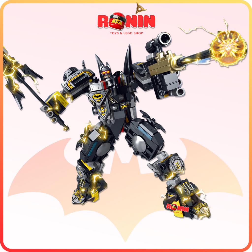 Bộ Đồ Chơi Lắp Ráp Bat man: Mô Hình Robot Người Dơi MECH 4in1