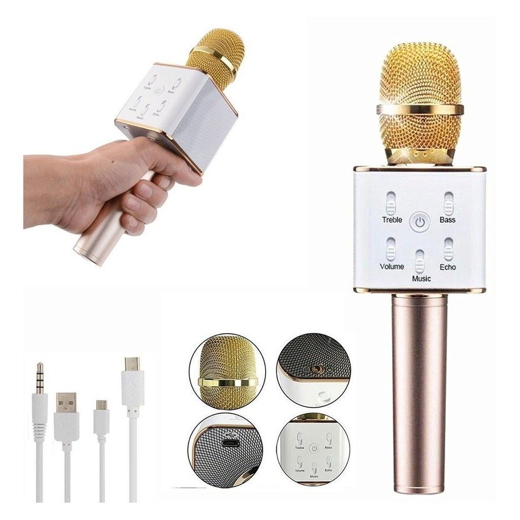 [XÃ KHO] MIC KARAOKE BLUETOOTH WS-858, Q7 CỰC HAY [HCM]