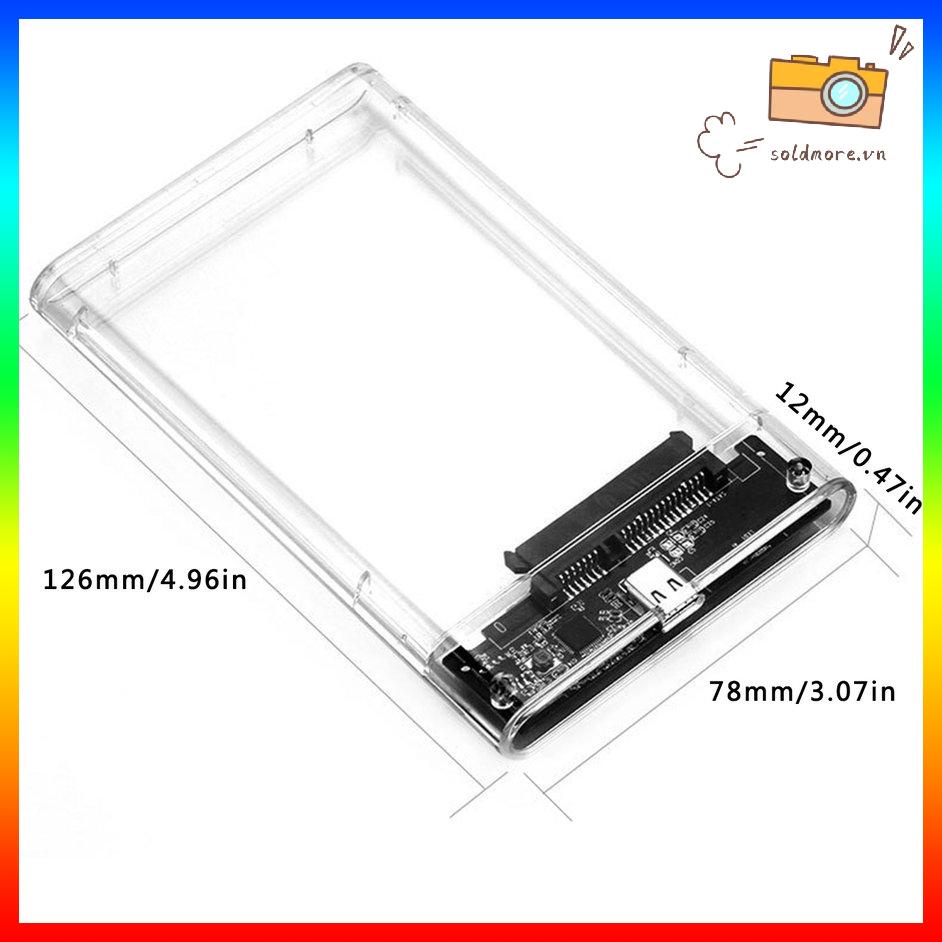 Hộp đựng ổ cứng ngoài HDD 2.5 Usb 3.0 One Pc 6gbps USB2.0