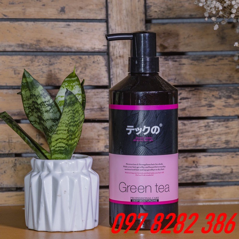 Cặp Dầu Gội Xả Siêu Mượt Trà Xanh Green Tea 780ml x 2