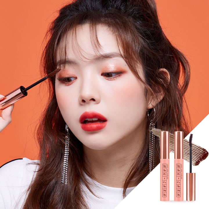 Mascara CORINGCO Mak-Cara Làm Cong Mi 4 Màu Tùy Chọn#01,#02,#03,#Kem Trang Điểm Mắt Chống Thấm Nước 04