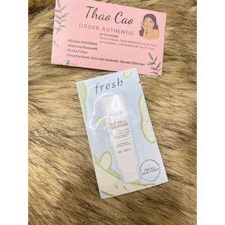 Sữa rửa mặt FRESH Soy Face Cleanser dạng gói 2ml