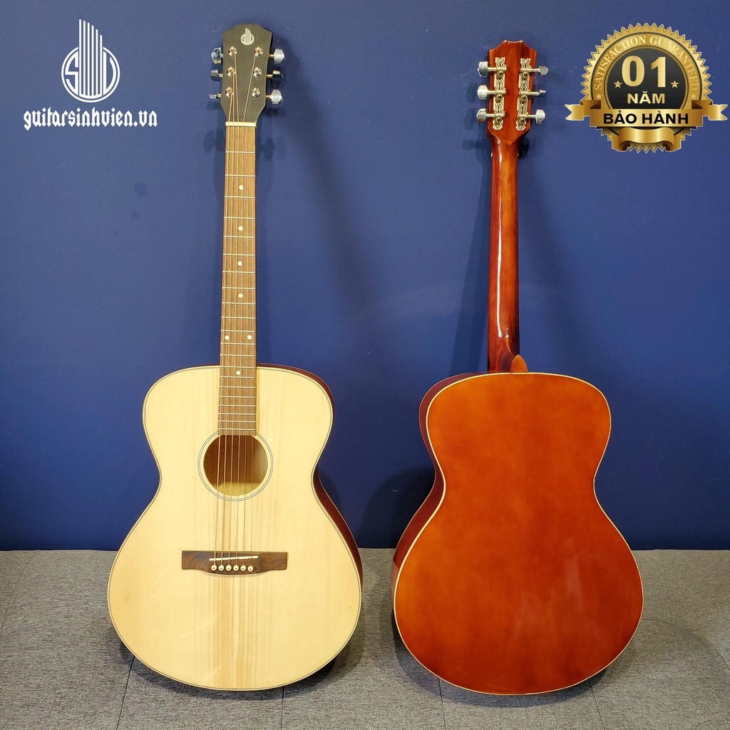 Đàn Guitar Acoustic Dáng OM Tập Chơi Chất Lượng SVA1OM - Guitar Tay Trái Và Tay Phải - Đàn Guitar Giá Sinh Viên