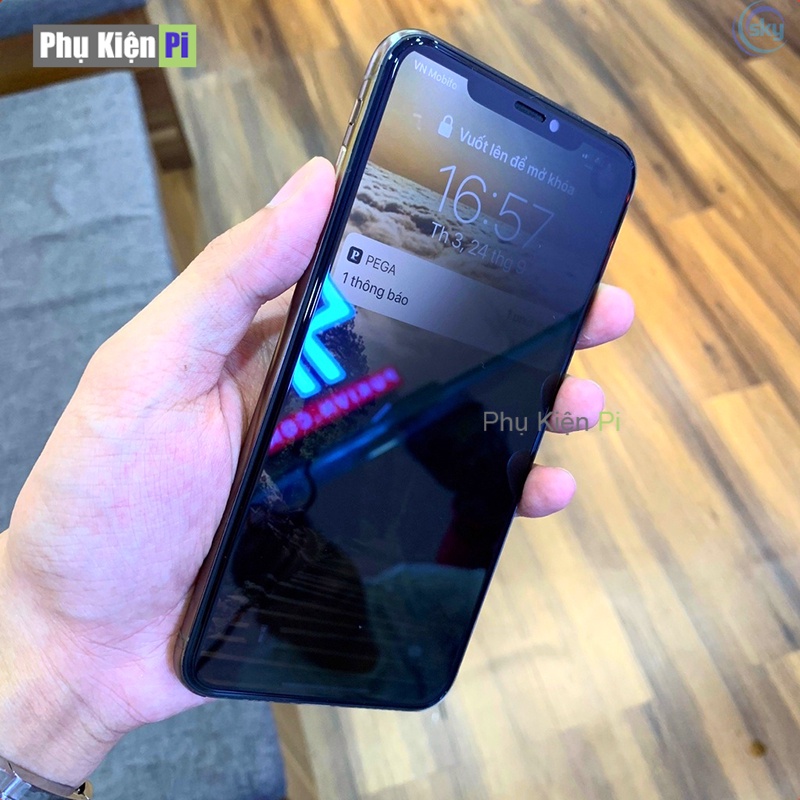 Kính Cường lực KingKong chống nhìn trộm có khung tự dán cho iphone 11 pro max 12 pro max 13 pro max x xr xs max 7 8 plus