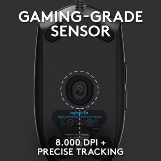 Chuột game có dây Logitech G102 Lightsync - Tùy chỉnh RGB, 6 nút lập trình, nhẹ