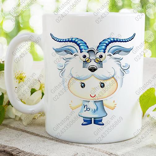 In cốc, cốc sứ in ảnh cung hoàng đạo : Cung Bạch Dương Aries