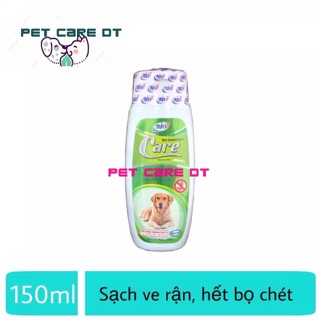 Sữa tắm cho chó diệt ve rận tai cho chó mèo -Bio Care diệt ve ghẻ, nấm da