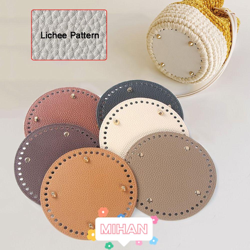 Túi Xách Bucket Da PU Đáy Tròn Handmade MIHAN1