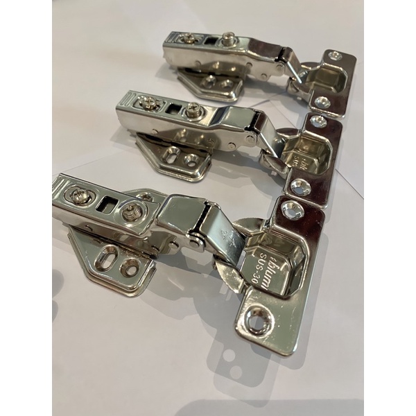 Bản lề thép inox 304 giảm chấn tủ áo, tủ bếp