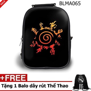 Combo Balo Học Sinh - Teen Truyện tranh Logo Naruto - VBLMA065