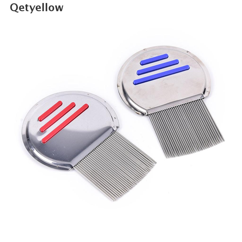 Lược Chải Tóc Loại Bỏ Chấy Bằng Thép Không Gỉ Tiện Dụng