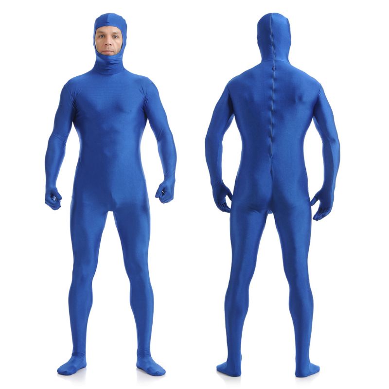 Bộ Đồ Hóa Trang Zentai Full Body Kéo Khóa Cho Nam Và Nữ