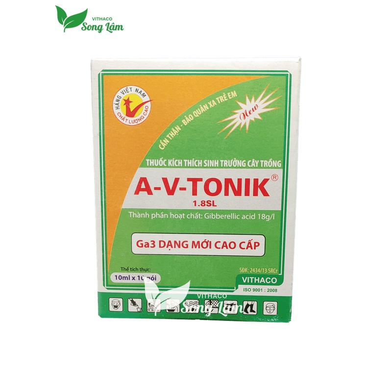 Thuốc AVTonik 1.8SL kích nảy mầm, ra rễ, sinh trưởng mạnh cho hoa kiểng, rau màu, cây ăn quả