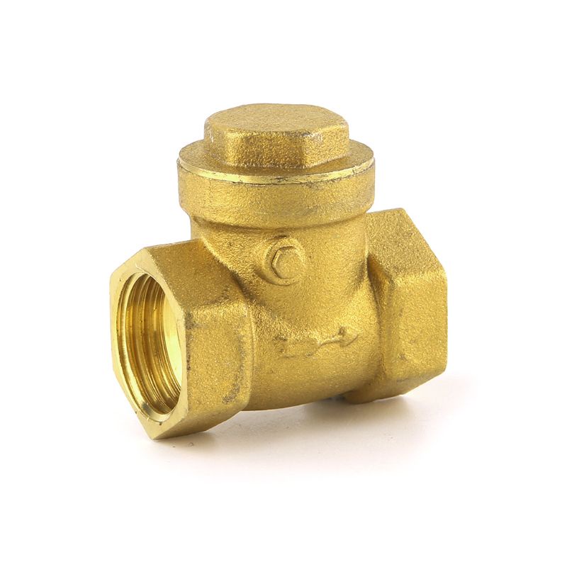Van Kiểm Tra Đường Ngang Bằng Đồng Thau Màu Vàng 1 / 2 &quot;