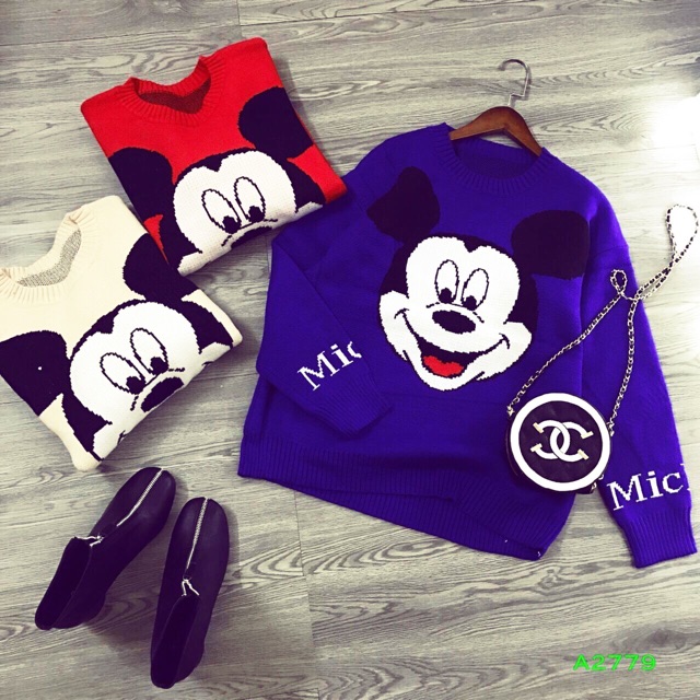 Áo len mickey