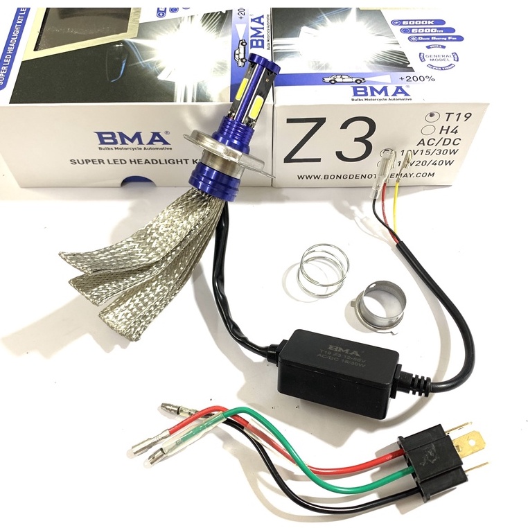 Đèn Pha Led Z3 - Z2 Hàng Chính Hãng BMA Tim Siêu Sáng Cao Cấp Bảo Hành 1 Năm