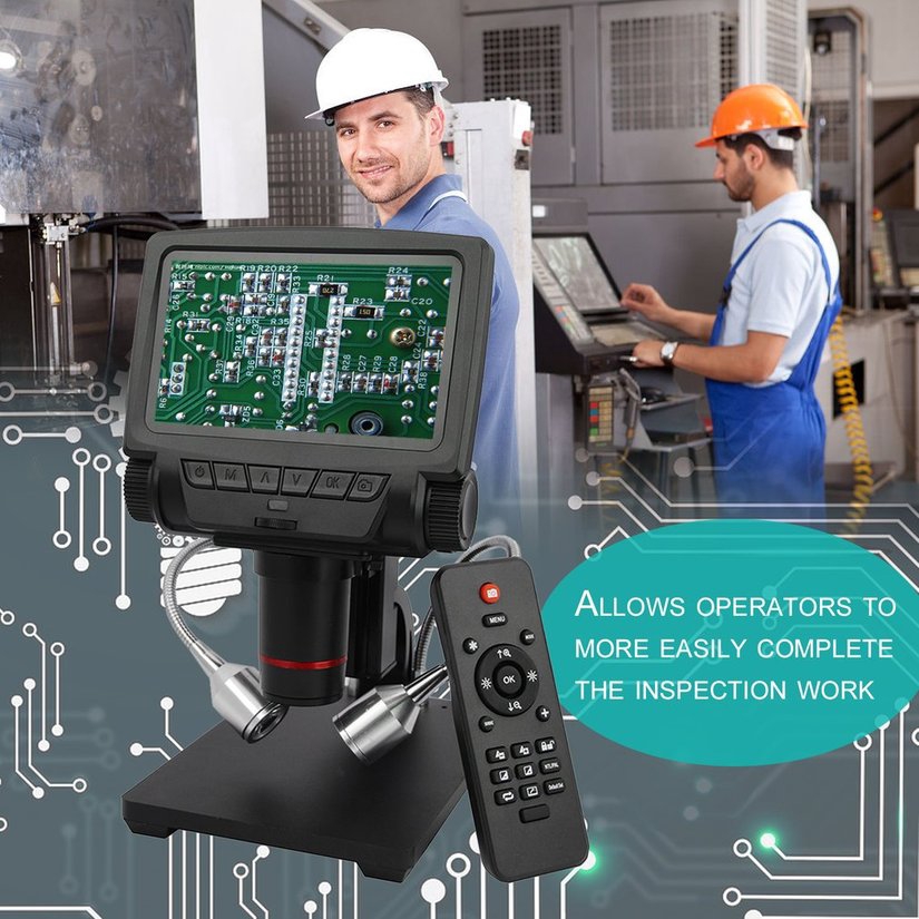 8.15【HOT】Andonstar Professional 5 Inch Screen Digital Microscope for Phone Repair