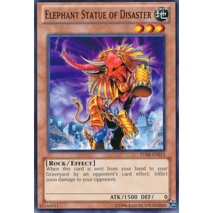 Thẻ bài Yugioh - TCG - Elephant Statue of Disaster / TU08-EN013'