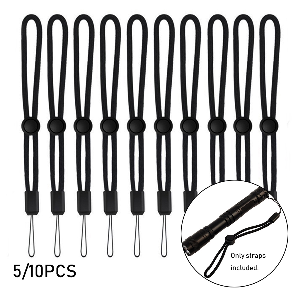 Set 5/10 dây đeo điện thoại/đèn pin 14cm có thể điều chỉnh tiện lợi
