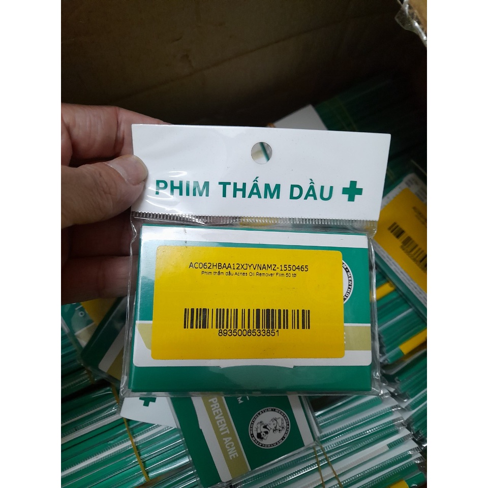 Phim thấm dầu Acnes Oil Remover Film (50 tờ)
