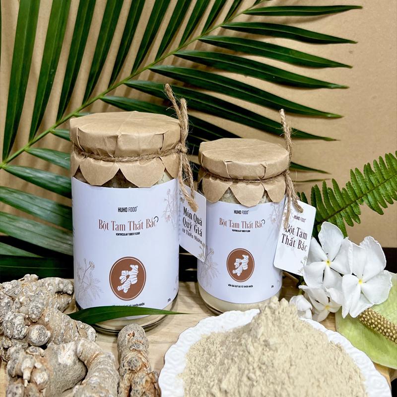 Bột tam thất bắc nguyên chất chính hãng hũ Huho Food DA06