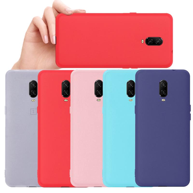 Ốp lưng Silicon màu trơn chống sốc cho Oneplus 5 6 6T 5T