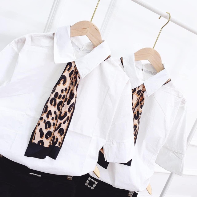 Sét Áo Sơ Mi Kèm Chân Váy [ TẶNG] tag /khăn lụa ❤️freeship ❤️ hàng đẹp